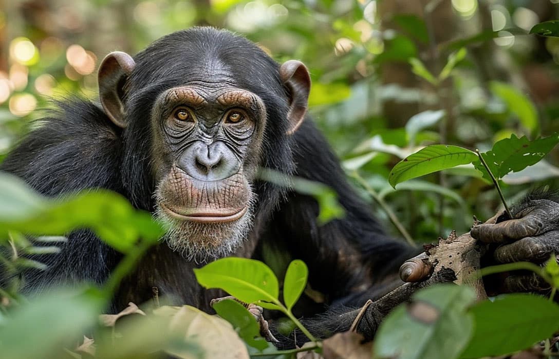 Chimpanzee trekking, Uganda