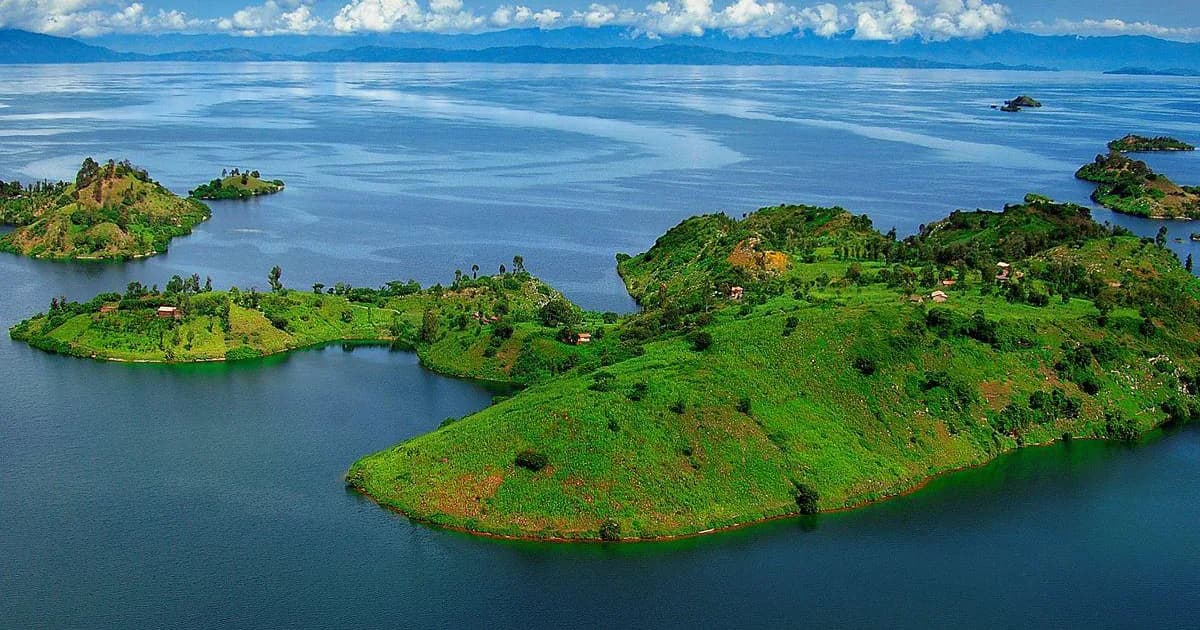 Lake Kivu shoreline, Rwanda